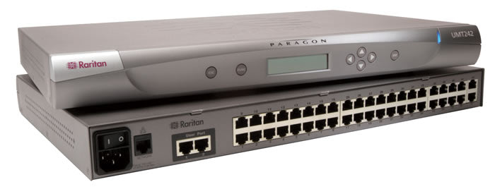 Raritan P2-UMT242 42 Port RJ-45 KVM Switch – Dual Monitor – Refurb