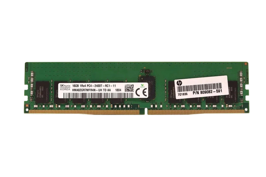 SK Hynix 16GB 1Rx4 PC4-2400T-RC1-11 DDR4 ECC RDIMM Server RAM - Refurb