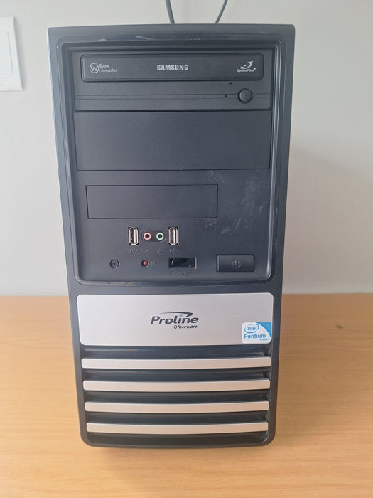 Proline Desktop Computer Proline MT Home Computer - Pentium G620 - 4GB DDR3 - 500GB HDD - Win10 ...