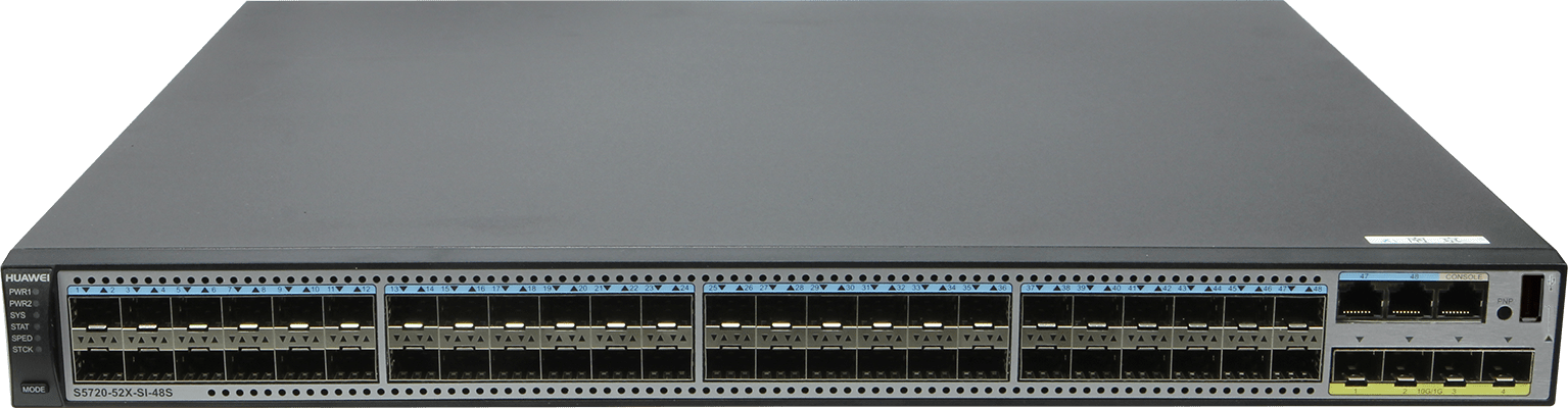 Huawei S5720-52X-LI-48S-AC 48 Port Layer 2 Ethernet Switch – Open Box