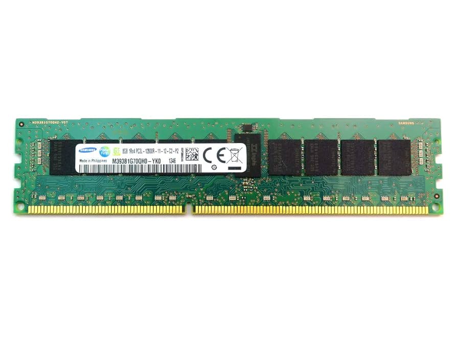 Samsung 8GB 1Rx4 PC3L-12800R-11-12-C2-P2 DDR3 Server RAM – Refurb
