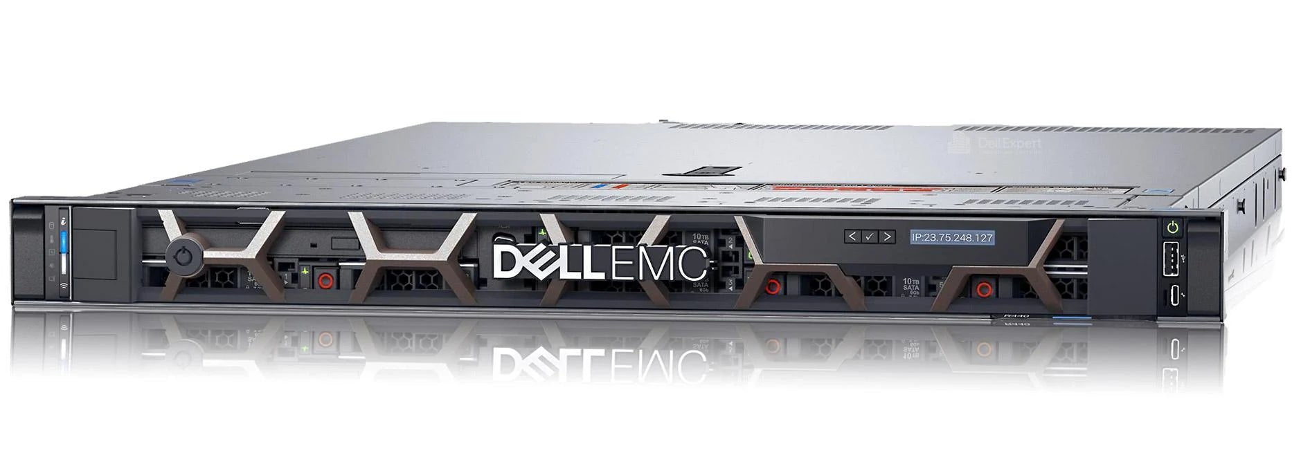 Dell PowerEdge R640 Data Centre Application Server 8 Bay SFF - 2 x Xeon Gold 6226 - 256GB RAM - 2 x 960GB SSD + 5 x 1TB SATA - iDrac 9 Enterprise - Perc H730P 2GB RAID - Intel X710 DP 10GB SFP & i350 DP 1GB - 2 x 750 Watt PSU - Refurb 1U Rackmount Server