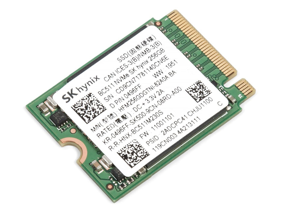 SK Hynix HFM256GDGTNI-82A0A M.2 2230 256GB BC511 NVMe Solid State Drive – Used