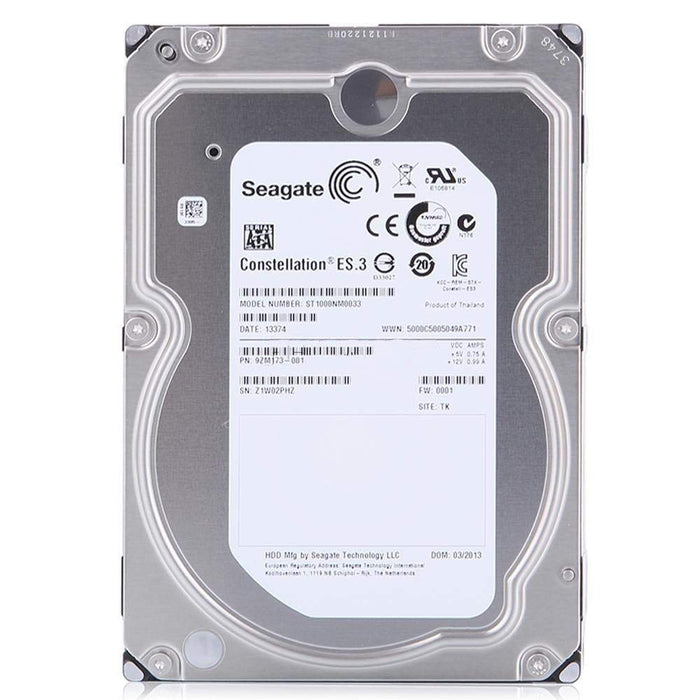 Seagate ST1000NM0033 1TB 7200RPM 3.5 Inch SATA Enterprise Hard Drive for Servers – Used