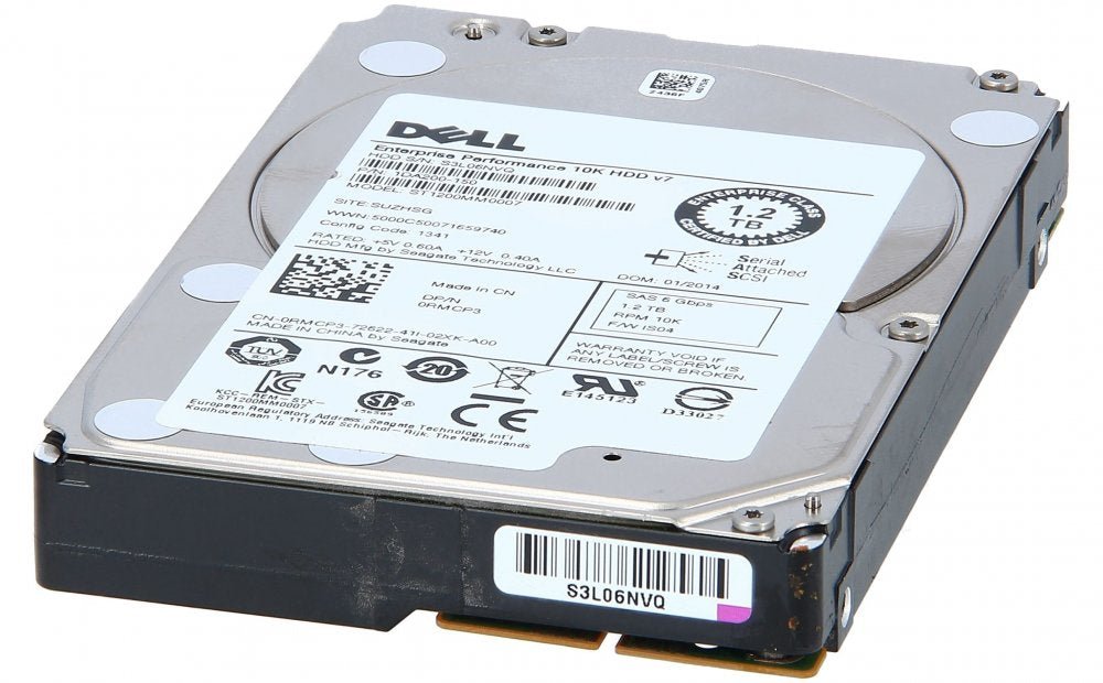 Dell ST1200MM0007 2.5 Inch 1.2TB 10K RPM SAS Hard Drive – Refurb
