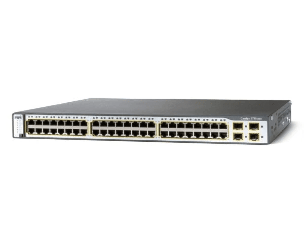 Cisco Ws-C3750-48Ps-E V04 - 48 Port 10/100 Poe Switch - Refurb Switch
