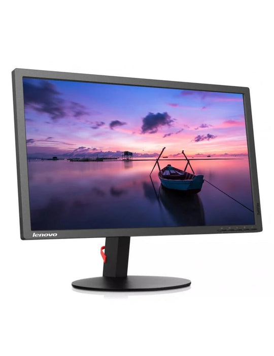 Lenovo T2424P 23.8 Inch Widescreen FHD LED Monitor - VGA, DisplayPort, HDMI - Pre-owned