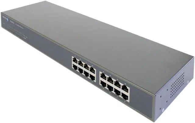 Trendnet TE100-S16 16 Port 10/100 Fast Ethernet Switch – Pre-Owned