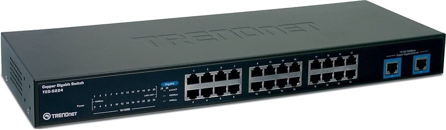 Trendnet TEG-S224TXA 26 Port Rackmount Gigabit Switch – Refurb