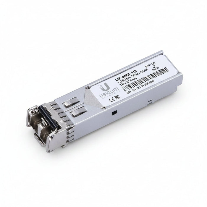 Ubiquiti UF-MM-1G 850nm 1.25G LC SFP 550m Fiber Transceiver – Refurb