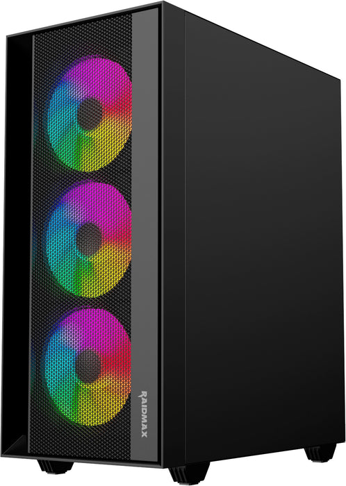 RaidMax V100 Ultimate Gamer PC Tower; Gigabyte H610M H V3 DDR4; i5 12400; 8GB PC4; 256GB SSD; Win11Pro; New