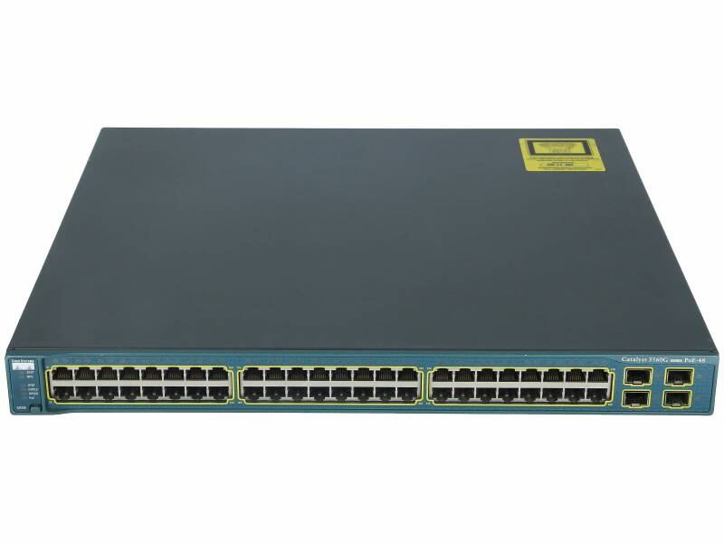 Cisco Catalyst WS-C3560G-48PS-E 48 Port PoE+ Managed Switch – Refurb