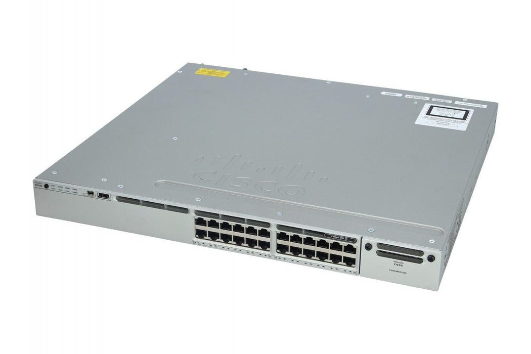 Cisco WS-C3850-24T 24 Port 10/100/1000 Gigabit Ethernet Switch – New