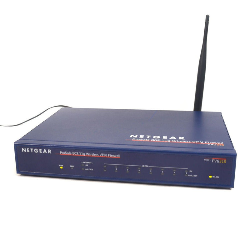 Netgear Prosafe 802.11G Wireless Vpn Firewall FVS318 - No Antenna - Used