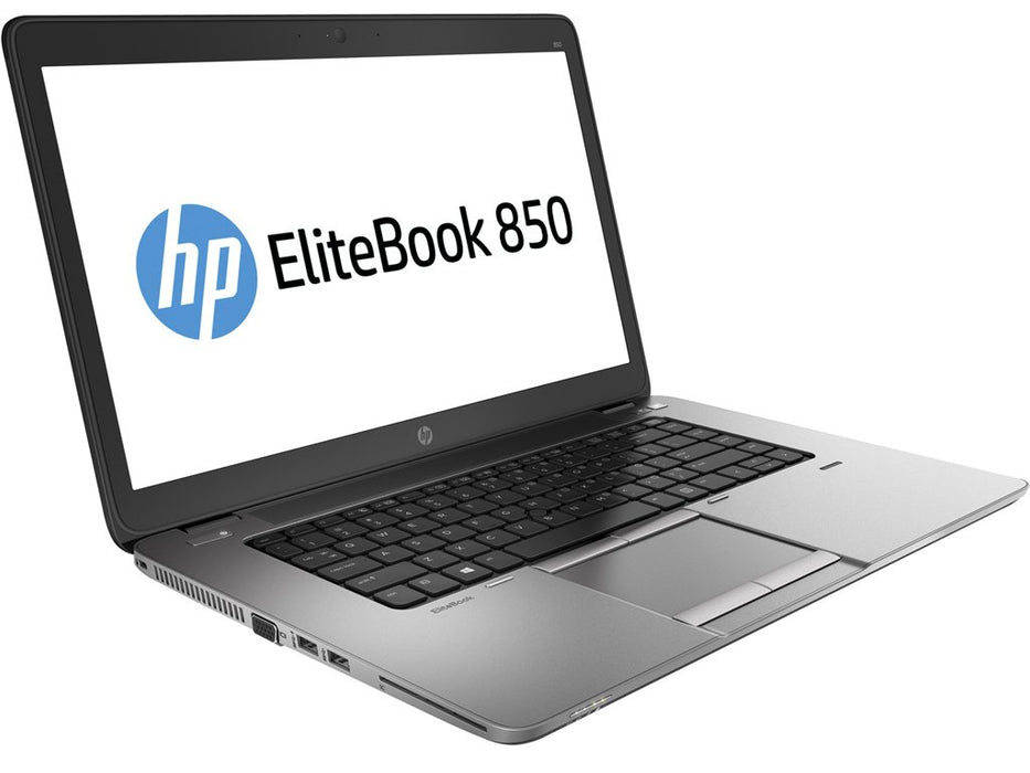 HP EliteBook 850 G2 15.6 Inch Home Office Laptop; i5 5200u; 4GB PC3; 500GB HDD; Win10Pro; Refurb