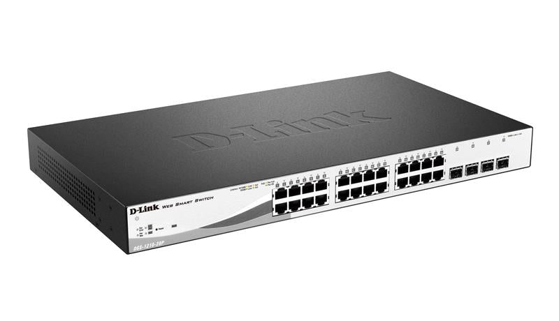 D-Link Dgs-1210-28P - 24 Gigabit Electrical Ports + 4 Gigabit Sfp Ports Switch - Refurb Switch