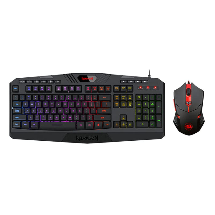 REDRAGON 2IN1 (K503A-RGB|M601) GAMING COMBO BLACK - RGB MECHANICAL GAMING KEYBOARD AND MOUSE - NEW