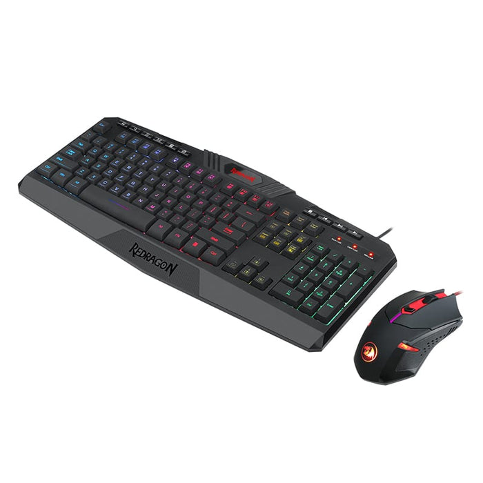 REDRAGON 2IN1 (K503A-RGB|M601) GAMING COMBO BLACK - RGB MECHANICAL GAMING KEYBOARD AND MOUSE - NEW