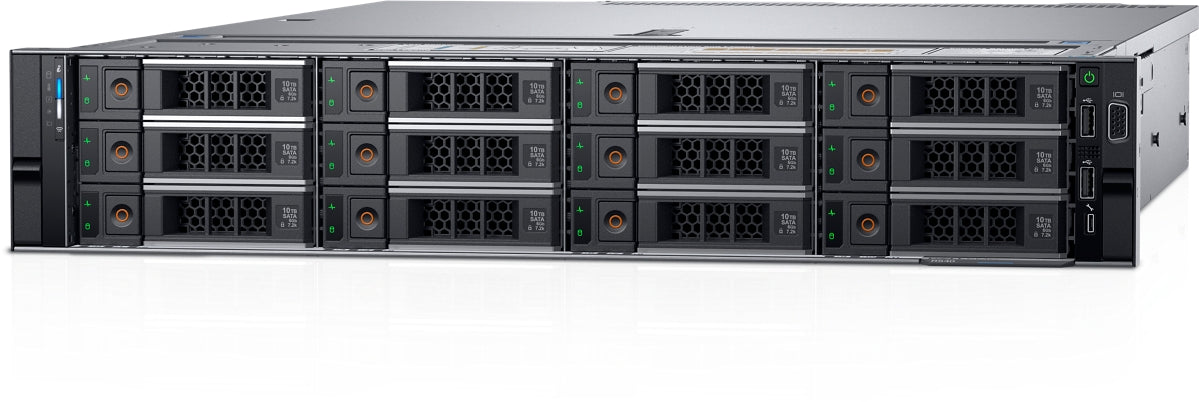 Dell PowerEdge R540 2U Rackmount Server – 12 LFF – Xeon Silver 4208 – 64GB DDR4 – 2 × 960GB SAS SSD + 2 × 4TB SAS HDD – PERC H730 – Broadcom BCM5720 – 2 × 495W – 4 × Caddies – 8 × Blanks – Refurb