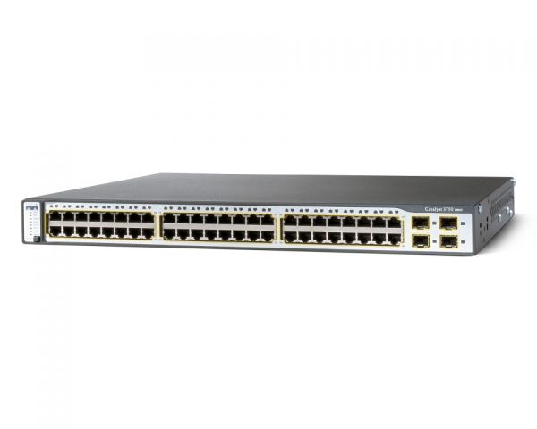 Cisco Ws-C3750-48Ps-E V04 - 48 Port 10/100 Poe Switch - Refurb Switch